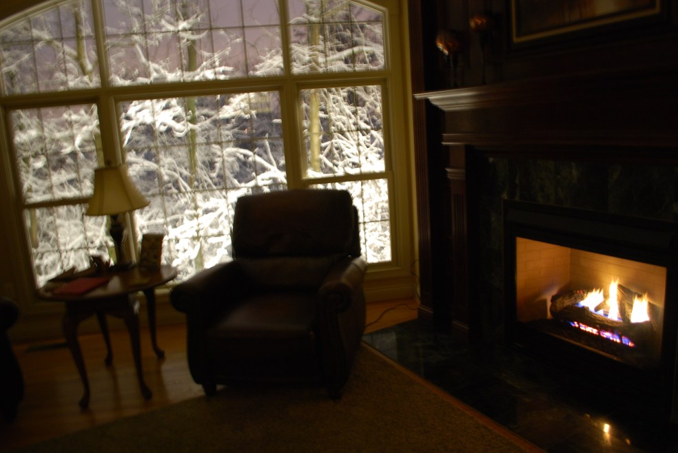 For now, I'm going to sit by the fire and take in the few.  Happy Wednesday!